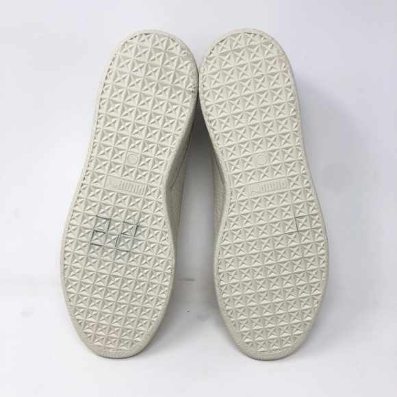 MENS PUMA CLYDE WHITE SNAKE EMBRIODERY 36811101 main image 5